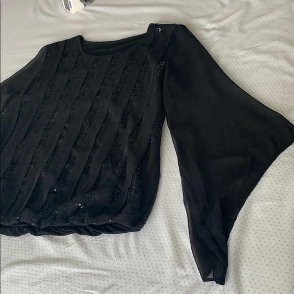 Beautiful blouse size m black - Picture 3 of 7